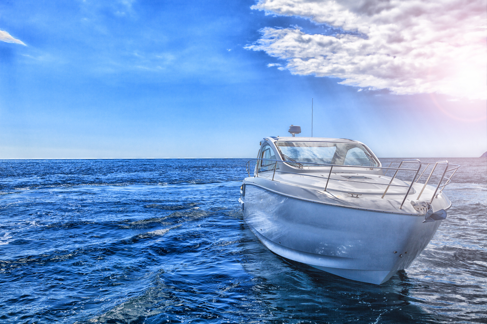 towing a boat 